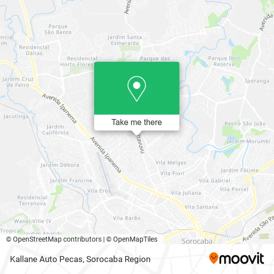 Kallane Auto Pecas map