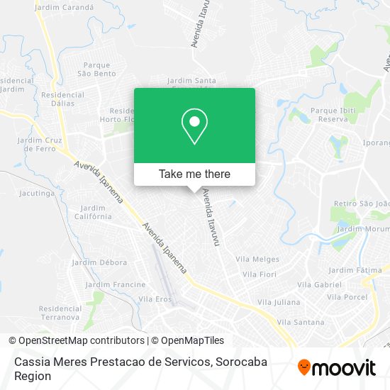 Cassia Meres Prestacao de Servicos map