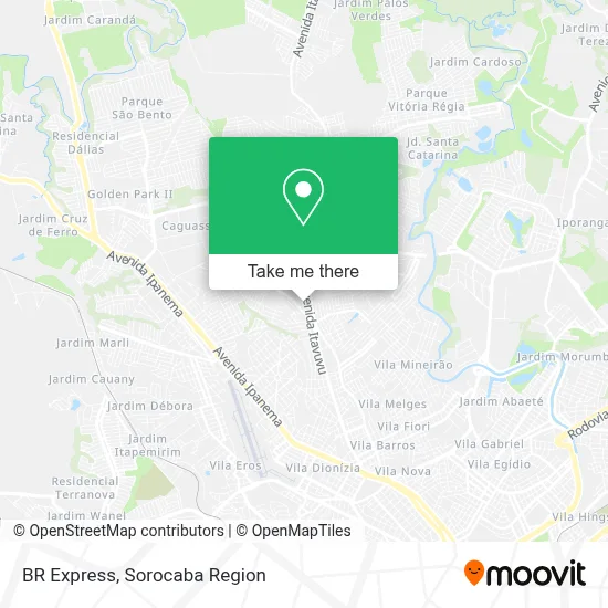 BR Express map