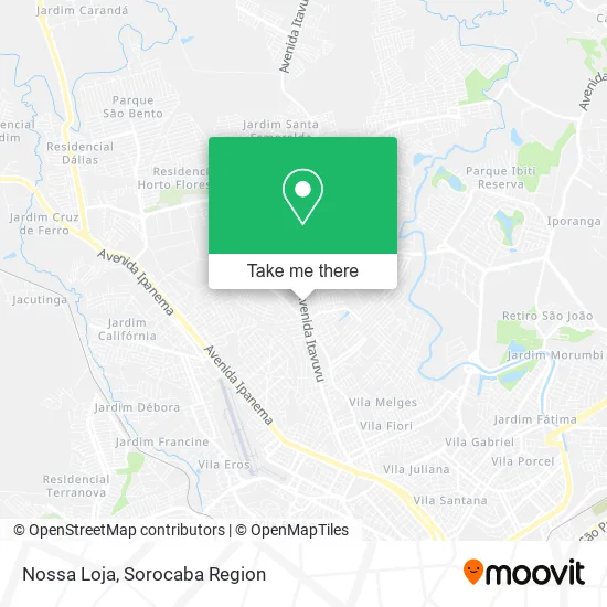 Nossa Loja map