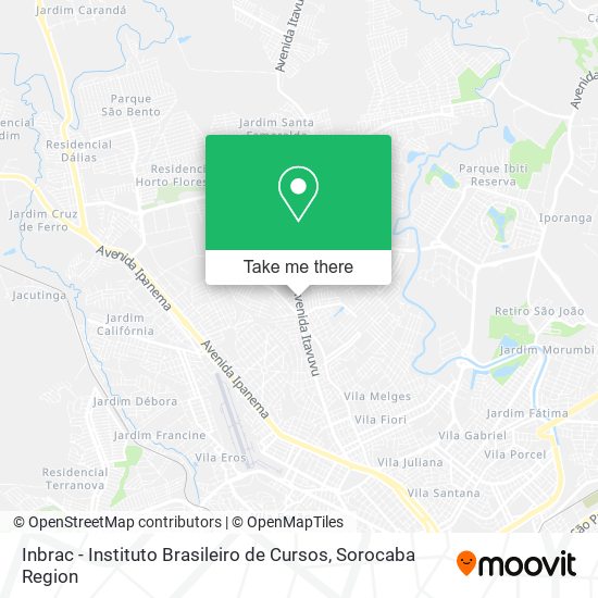 Inbrac - Instituto Brasileiro de Cursos map