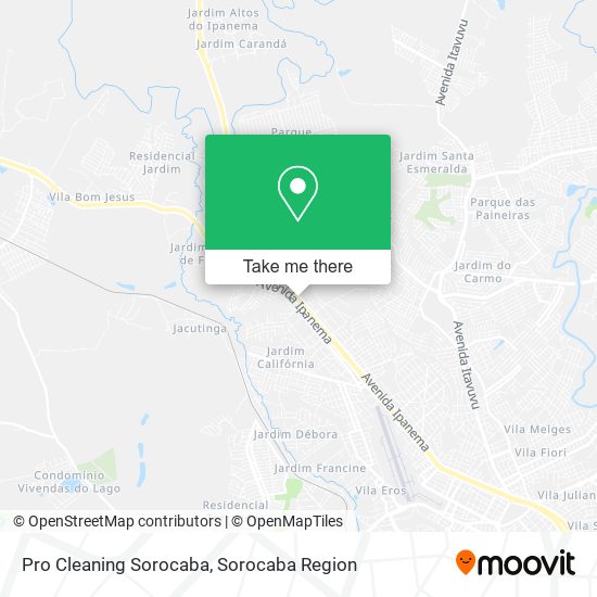 Pro Cleaning Sorocaba map