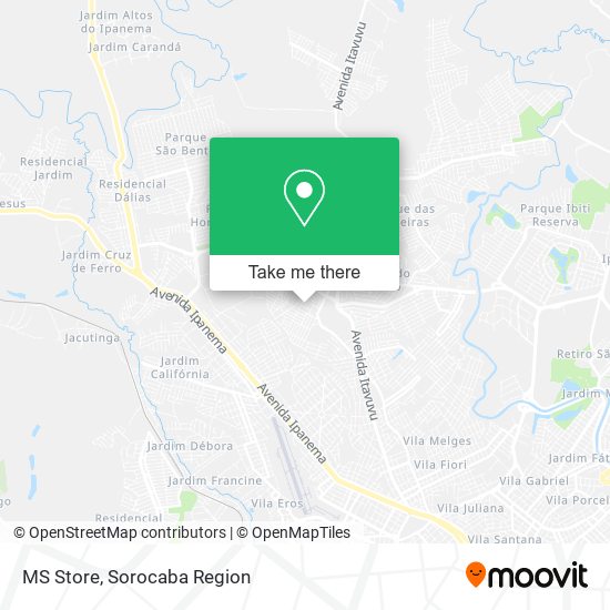 MS Store map