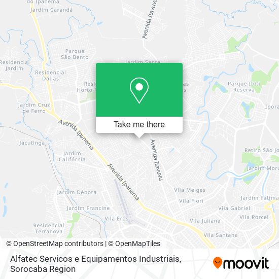 Alfatec Servicos e Equipamentos Industriais map