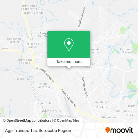 Agp Transportes map