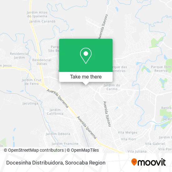 Docesinha Distribuidora map