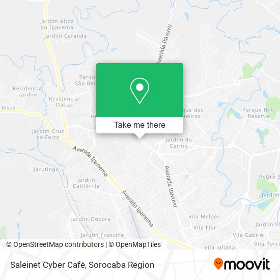 Mapa Saleinet Cyber Café