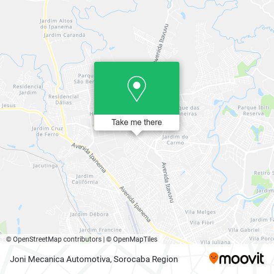 Joni Mecanica Automotiva map