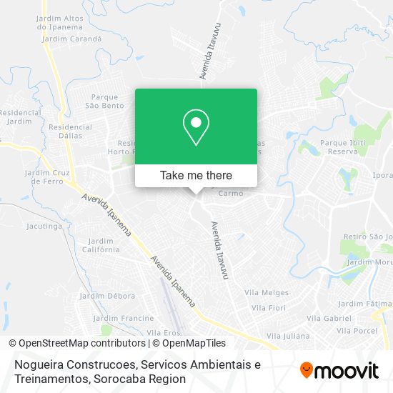 Nogueira Construcoes, Servicos Ambientais e Treinamentos map