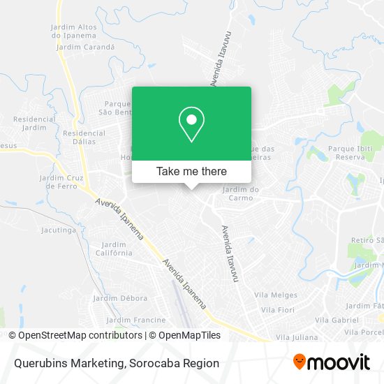 Querubins Marketing map