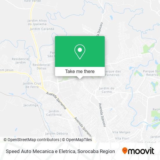 Speed Auto Mecanica e Eletrica map