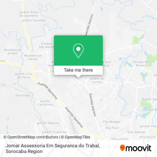 Jomar Assessoria Em Seguranca do Trabal map
