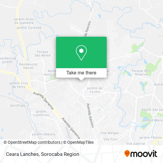 Ceara Lanches map