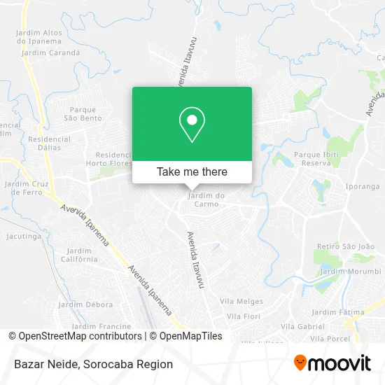 Bazar Neide map