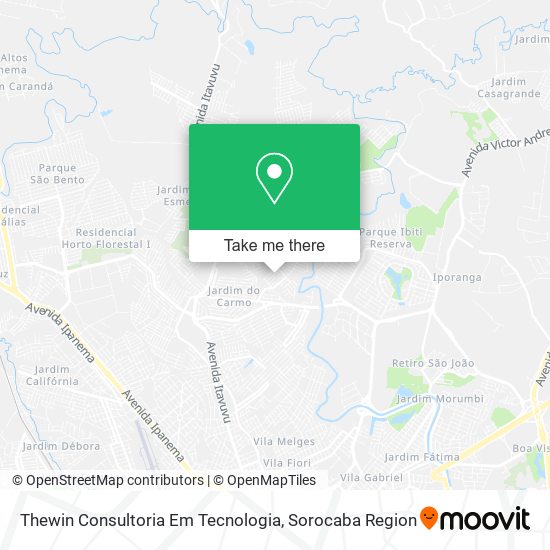 Thewin Consultoria Em Tecnologia map
