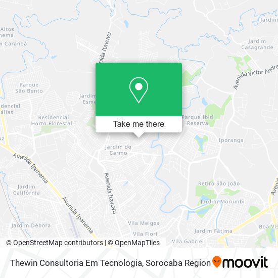 Mapa Thewin Consultoria Em Tecnologia