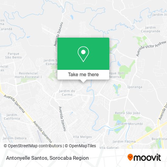 Antonyelle Santos map