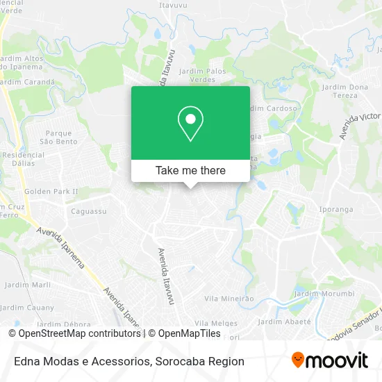 Edna Modas e Acessorios map