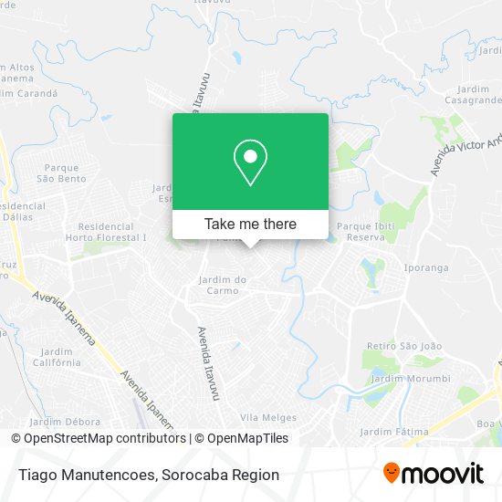 Mapa Tiago Manutencoes