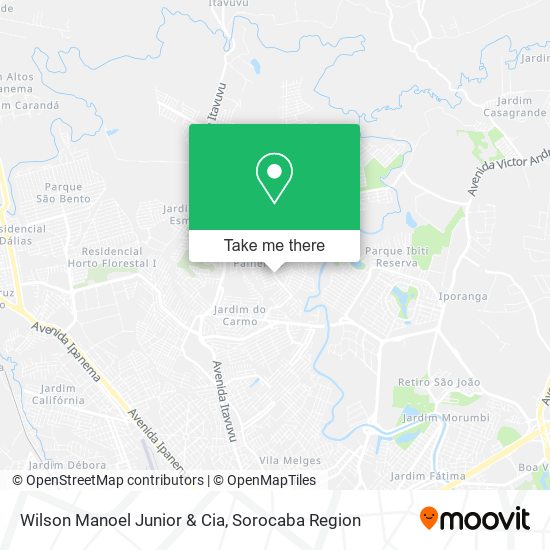 Mapa Wilson Manoel Junior & Cia