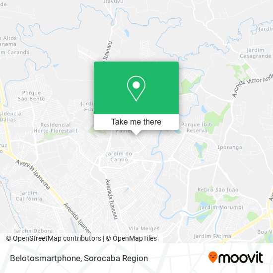 Mapa Belotosmartphone