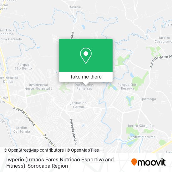 Iwperio (Irmaos Fares Nutricao Esportiva and Fitness) map