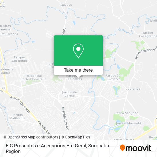 E.C Presentes e Acessorios Em Geral map