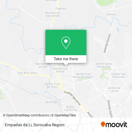 Empadas da Li map