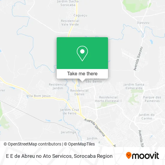 E E de Abreu no Ato Servicos map