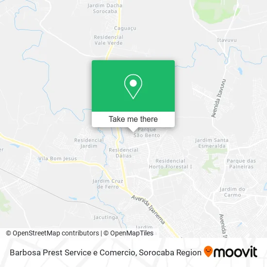 Barbosa Prest Service e Comercio map