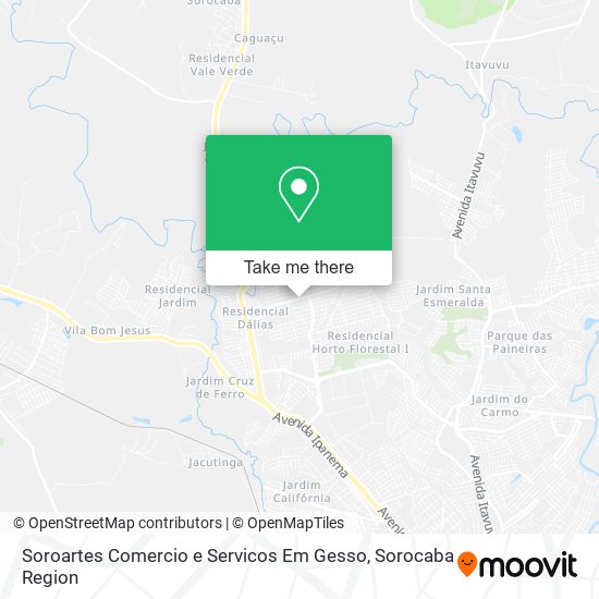 Soroartes Comercio e Servicos Em Gesso map