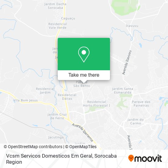 Mapa Vcsm Servicos Domesticos Em Geral