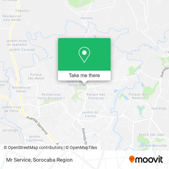 Mr Service map