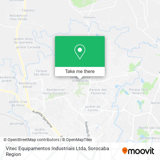 Mapa Vitec Equipamentos Industriais Ltda