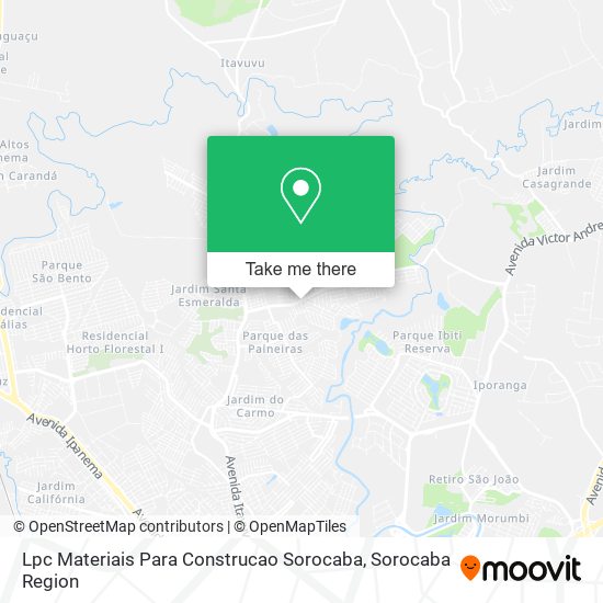 Mapa Lpc Materiais Para Construcao Sorocaba