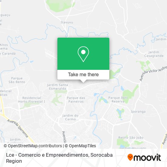 Mapa Lce - Comercio e Empreendimentos