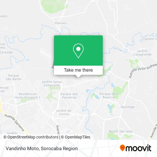 Mapa Vandinho Moto