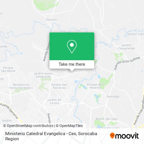 Ministerio Catedral Evangelica - Ces map