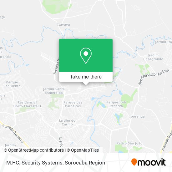 M.F.C. Security Systems map