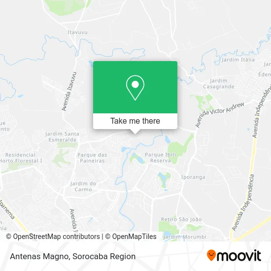 Antenas Magno map