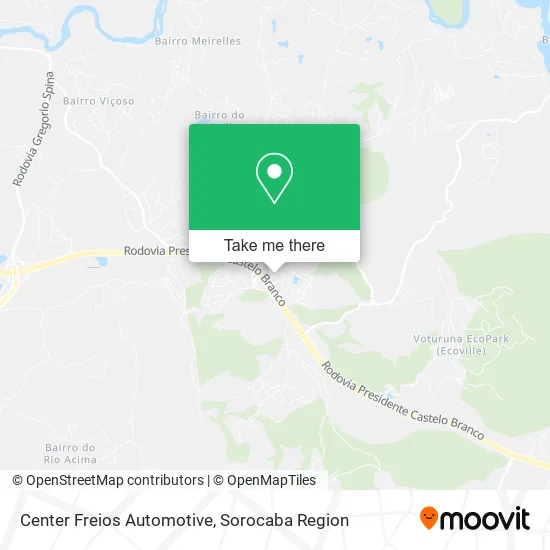 Center Freios Automotive map