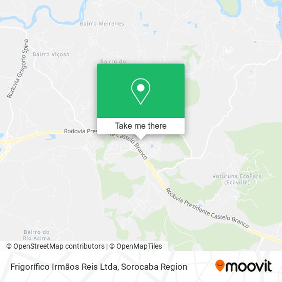 Mapa Frigorífico Irmãos Reis Ltda