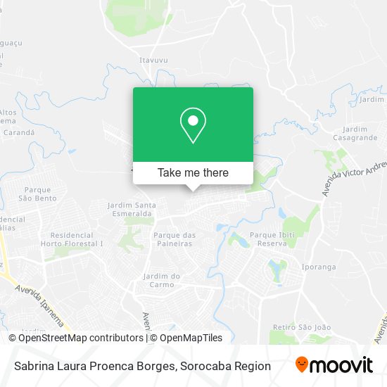 Sabrina Laura Proenca Borges map