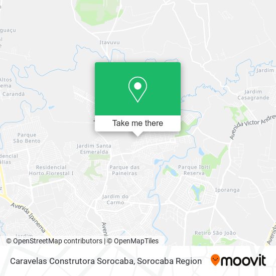 Caravelas Construtora Sorocaba map