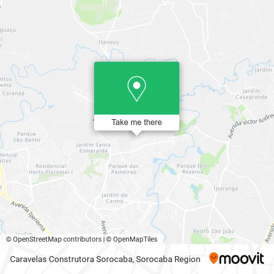 Caravelas Construtora Sorocaba map