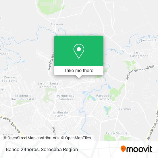 Mapa Banco 24horas