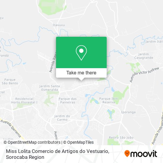 Miss Lolita Comercio de Artigos do Vestuario map