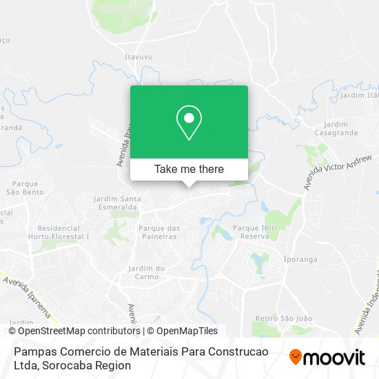 Pampas Comercio de Materiais Para Construcao Ltda map