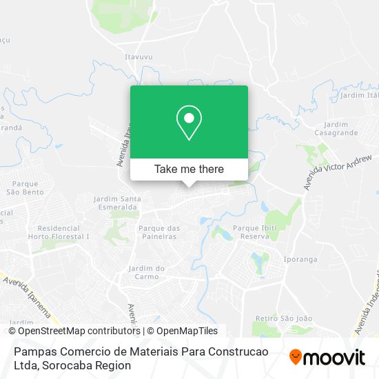 Mapa Pampas Comercio de Materiais Para Construcao Ltda