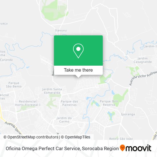 Oficina Omega Perfect Car Service map